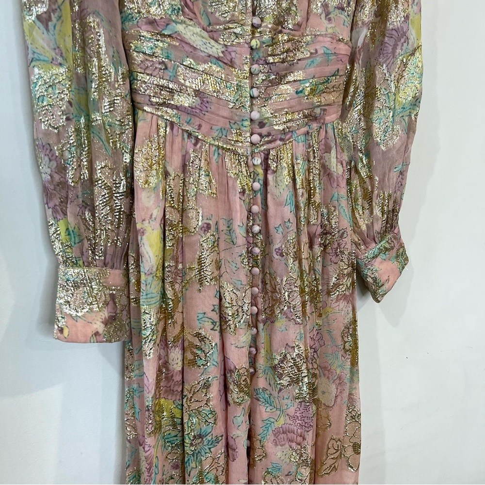 Hemant and Nandita Nora Maxi Dress in rose pink size XS - Picture 9 of 14
